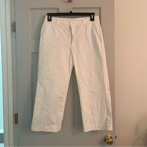 GAP White Chinos Classic Straight-Leg Pants